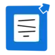 blue listing icon
