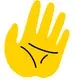 An illustration of a hand.