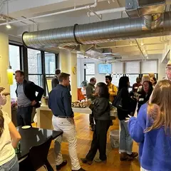 An Idealist Days event in 2024 at Idealist's office in New York City.