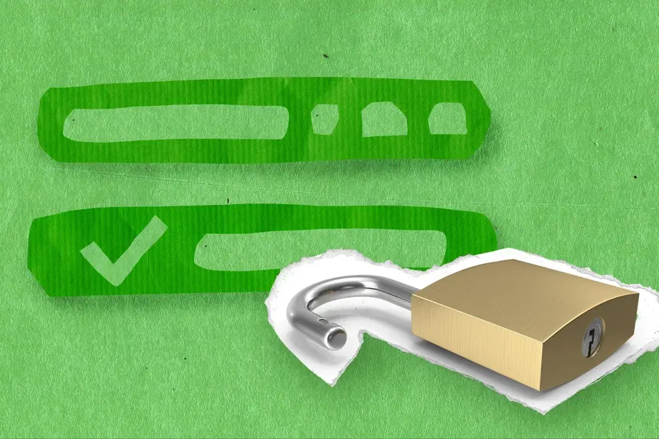 An illustration with a padlock.